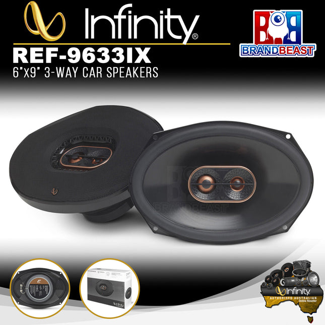 Infinity REF9633IX REFERENCE 300W 6 x 9" 3-way Car Speaker