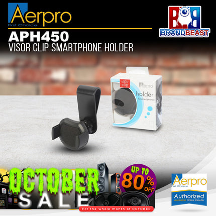 Aerpro APH450 Visor Clip Smartphone Holder