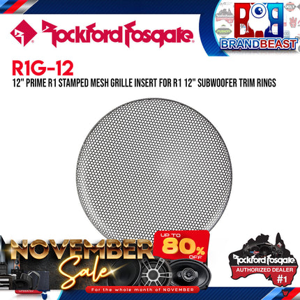 Rockford Fosgate R1G-12 12" Prime R1 Stamped Mesh Grille Insert