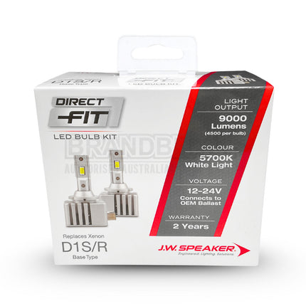 J.W. Speaker LED Headlight Kit 5700K D1S/D1R 12/24V Replacement - 999000D1