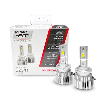 J.W. Speaker LED Headlight Kit 5700K D2S/D2R 12/24V Replacement - 999000D2