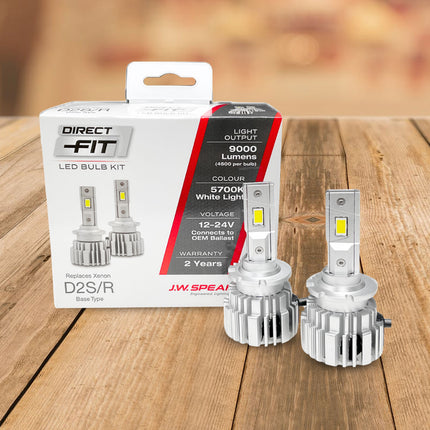 J.W. Speaker LED Headlight Kit 5700K D2S/D2R 12/24V Replacement - 999000D2