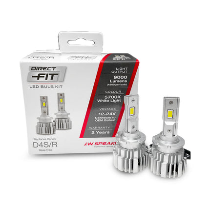 J.W. Speaker LED Headlight Kit 5700K D4S D4R 12/24V Replacement - 999000D4