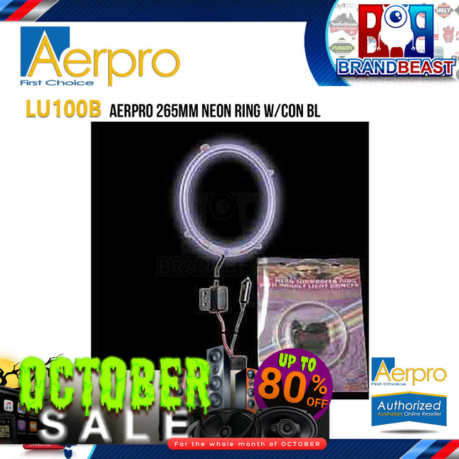 Aerpro LU100B 265mm LED Neon Ring with Con Blue