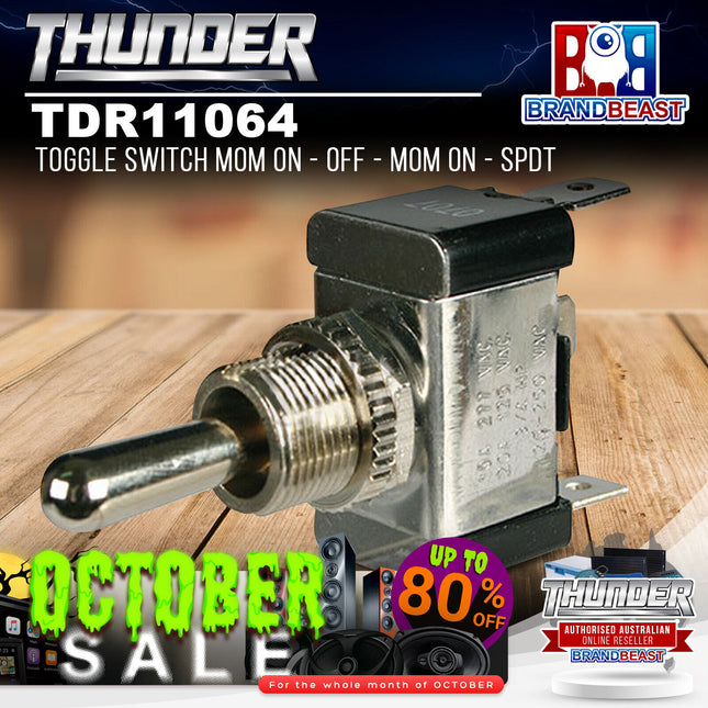 Thunder TDR11064 Toggle Switch Mom On - Off - Mom On - SPDT