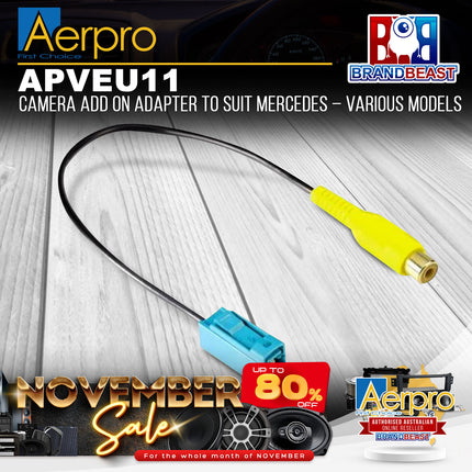 Aerpro APVEU11 Camera Add on Adapter to Suit Mercedes – Various Models