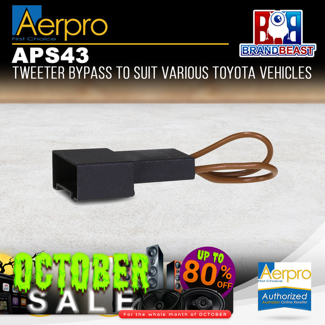 Aerpro APS43 Speaker Plug Adaptors Suit Toyota & Subaru Various Models