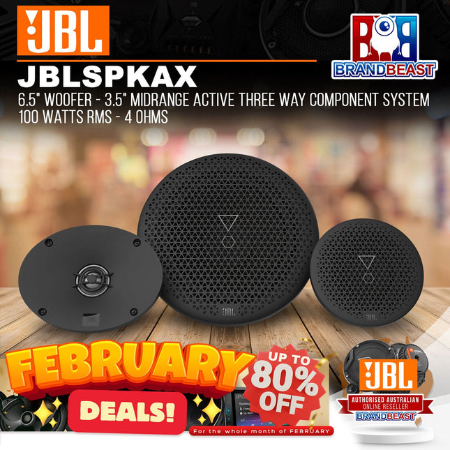 JBL Arena X 6.5&quot; Woofer - 3.5&quot; Midrange Active Three Way Component System