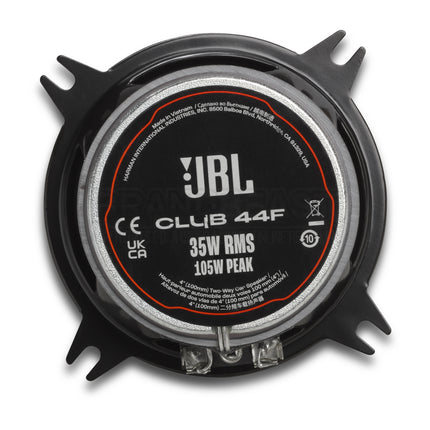 JBL Club 44F 4&#34; 105W Two-Way Coaxial Car Speaker (Pair)