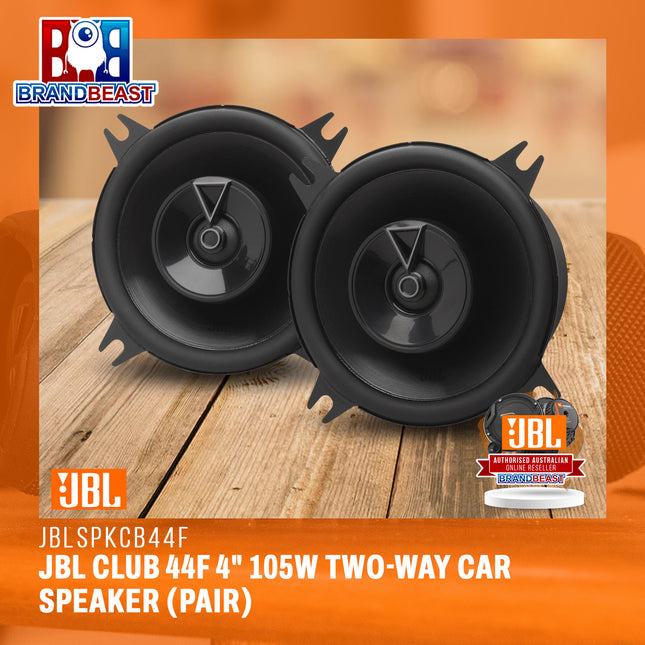 JBL Club 44F 4&#34; 105W Two-Way Coaxial Car Speaker (Pair)
