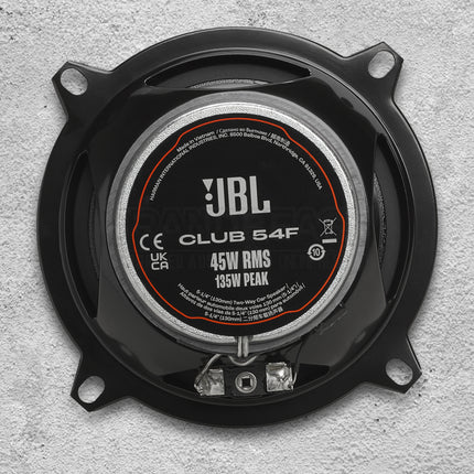 JBL Club 54F 5.25" 135W Two-Way Coaxial Car Speaker (Pair)
