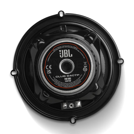 JBL Club 64CTP 6.5 Inch 210W 2-Way Component Speaker - with Grille & Pod (Pair)