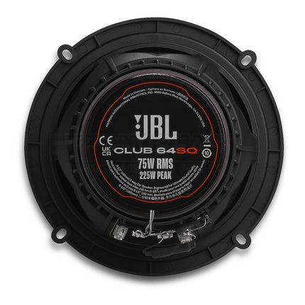 JBL Club 64SQ 6.5" 225W Two-Way Coaxial Car Speakers (Pair)
