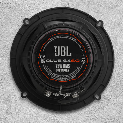 JBL Club 64SQ 6.5" 225W Two-Way Coaxial Car Speakers (Pair)