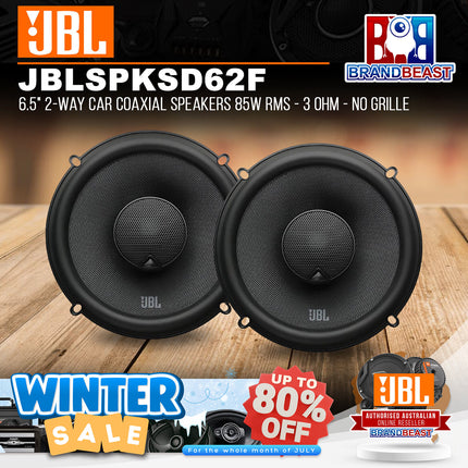 JBL JBLSPKSD62F STADIUM 62F 6.5" 2-Way Car Coaxial Speakers 85W RMS