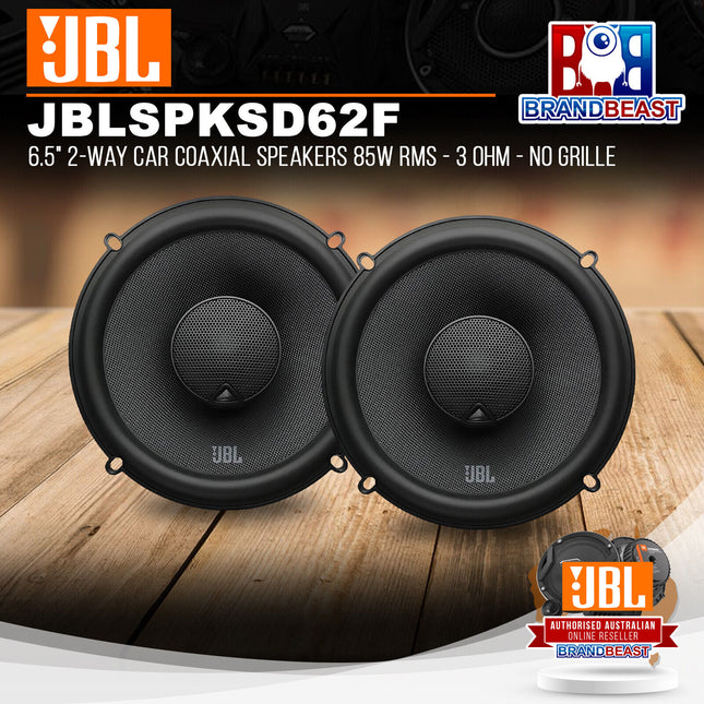 JBL JBLSPKSD62F STADIUM 62F 6.5" 2-Way Car Coaxial Speakers 85W RMS