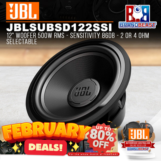 JBL Stadium 122SSI 12" Woofer 500W RMS Sensitivity 86dB - 2 or 4 Ohm Selectable