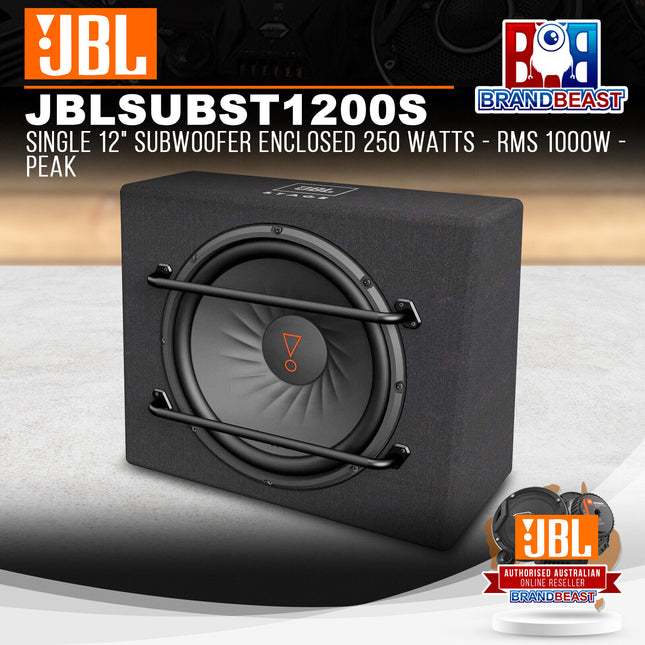 JBL JBLSUBST1200S STAGE 1200S Single 12" 1000W Subwoofer Enclosed