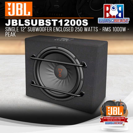JBL JBLSUBST1200S STAGE 1200S Single 12" 1000W Subwoofer Enclosed