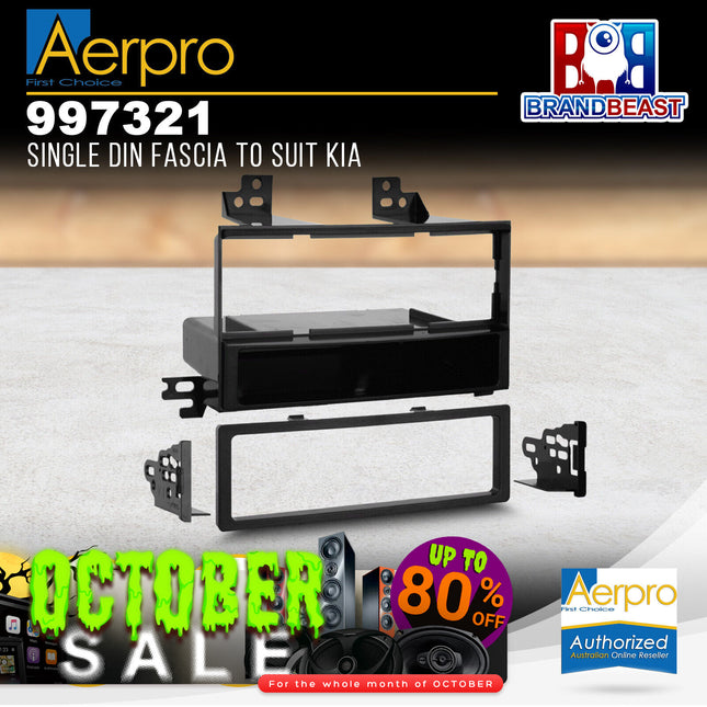 Aerpro 997321 Single DIN Facia Kit to Sui Kia Rio