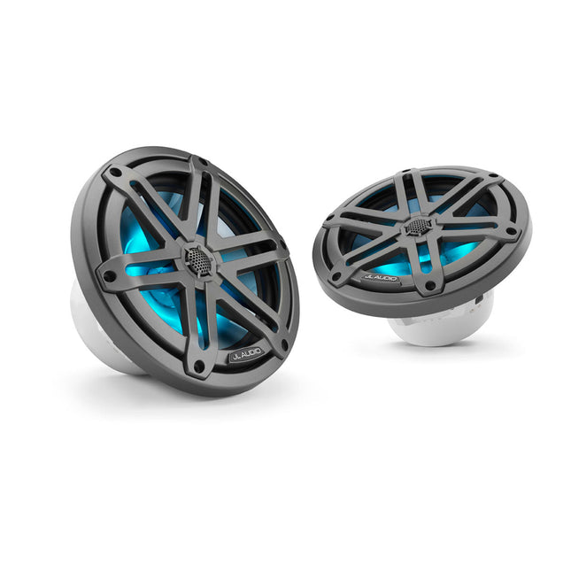 JL Audio JLA-010-03067-00 M3 7.7" Marine Speakers - Grey Sport Grille with LED