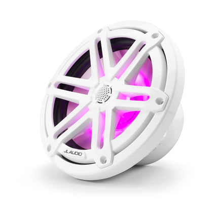 JL Audio JLA-010-03069-00 M3 7.7" Marine Speakers - White Sport Grille with LED