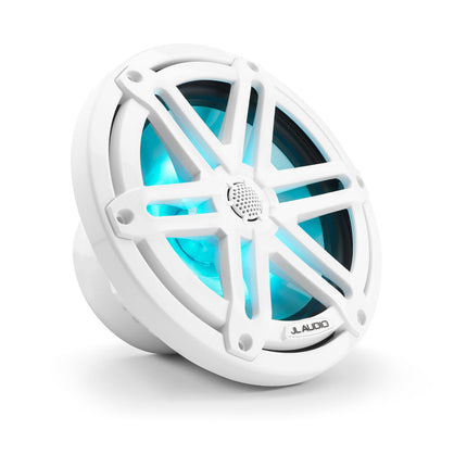 JL Audio JLA-010-03069-00 M3 7.7" Marine Speakers - White Sport Grille with LED
