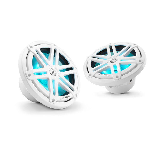 JL Audio JLA-010-03069-00 M3 7.7" Marine Speakers - White Sport Grille with LED