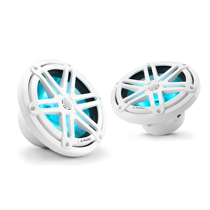JL Audio JLA-010-03069-00 M3 7.7" Marine Speakers - White Sport Grille with LED