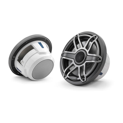 JL Audio JLA-010-03075-00 M6 7.7" Marine Speakers - Titanium Sport Grille