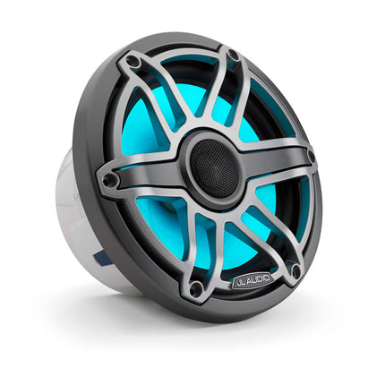 JL Audio JLA-010-03076-00 M6 7.7" Marine Speakers - Titanium Sport Grille