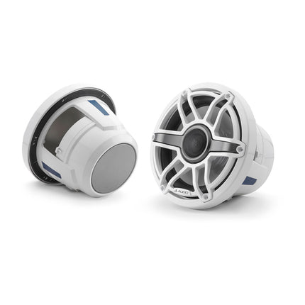 JL Audio JLA-010-03078-00 M6 8.8" Marine Speakers - White Sport Grille