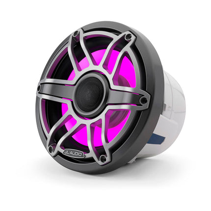JL Audio JLA-010-03099-00 M6 8.8" Marine Speakers - Titanium Sport Grille