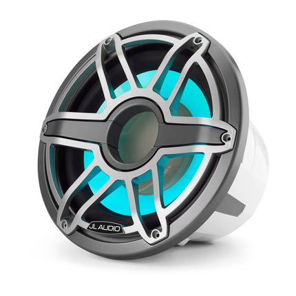 JL Audio JLA-010-03289-00 M7 Marine Subwoofer - 12" with LED and Titanium Sport Grille