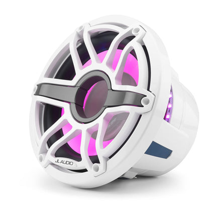 JL Audio JLA-010-03489-00 M6 Marine Subwoofer - 10" with LED and White Sport Grille