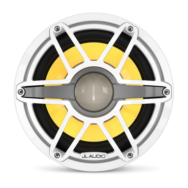 JL Audio JLA-010-03489-00 M6 Marine Subwoofer - 10" with LED and White Sport Grille