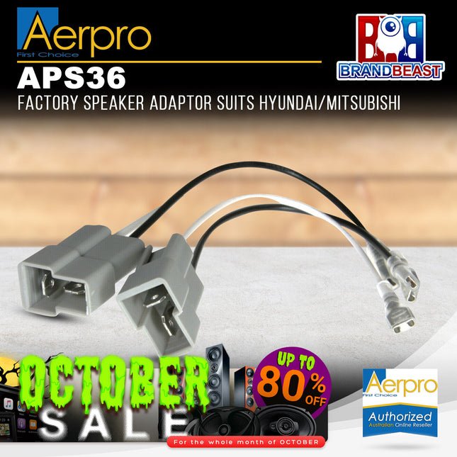 Aerpro APS36 Factory Speaker Adaptor Suit Hyundai/Mitsubishi