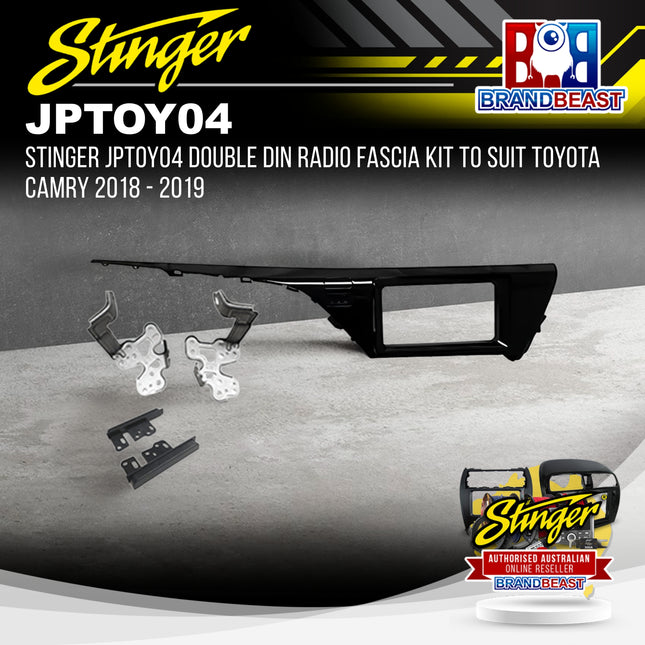 Stinger JPTOY04 Double DIN Radio Fascia Kit To Suit Toyota Camry 2018 - 2019