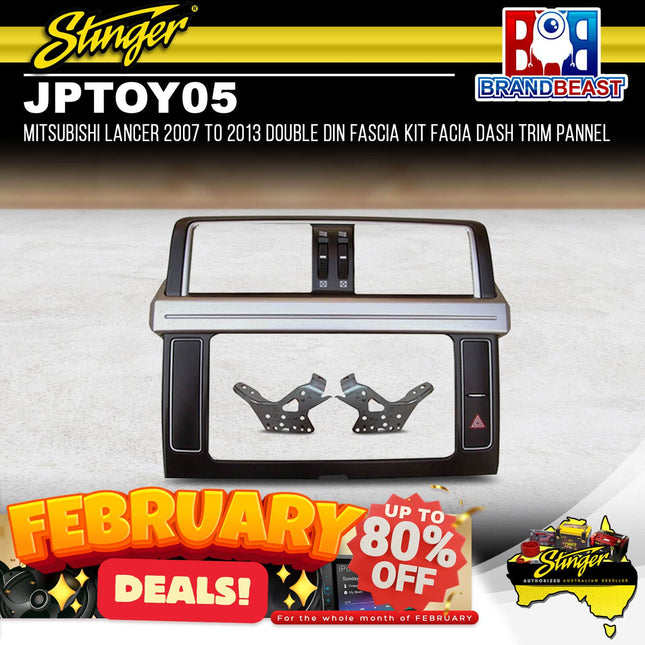 Stinger JPTOY05 Double DIN Radio Fascia Kit To Suit Toyota Prado 2013-2017