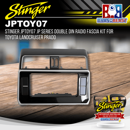 Stinger JPTOY07 JP Series Double DIN Radio Fascia Kit For Toyota Landcruiser Prado
