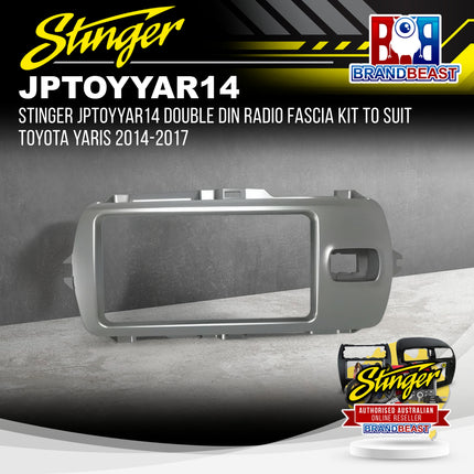 Stinger JPTOYYAR14 Double DIN Radio Fascia Kit To Suit Toyota Yaris 2014-2017