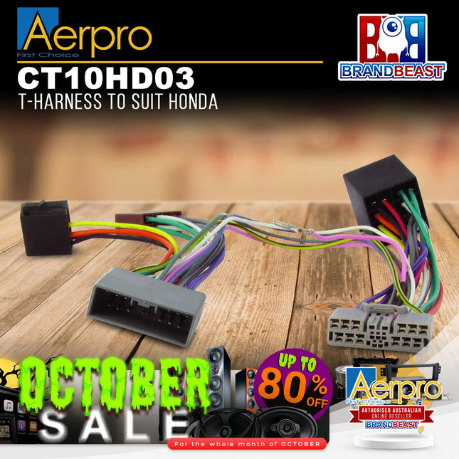 Aerpro CT10HD03 T-Harness to Suit Honda