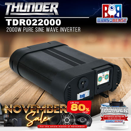Thunder TDR022000 2000W Pure Sine Wave Inverter