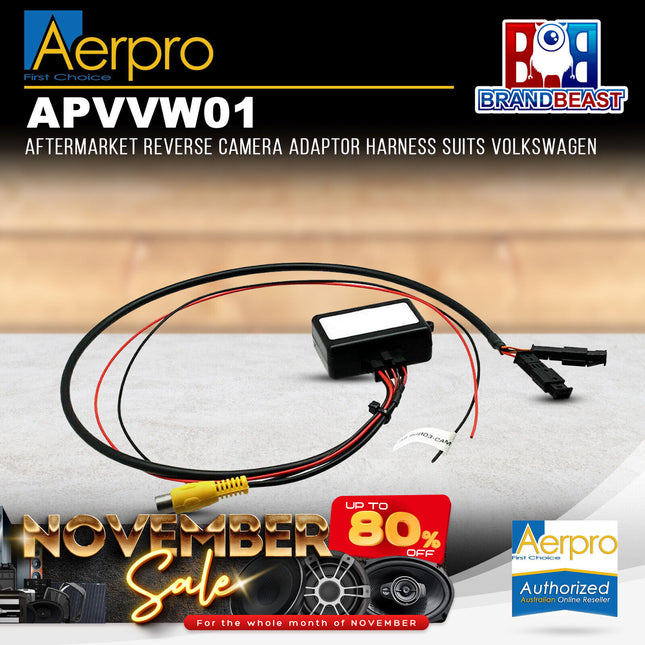 Aerpro APVVW01 Aftermarket Camera Adapter to Suit Volkswagen