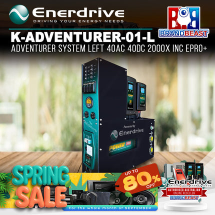 Enerdrive K-ADVENTURER-01-L Adventurer System Left 40AC 40DC 2000X INC Epro+