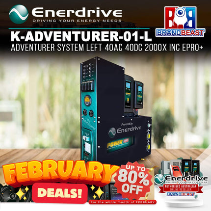 Enerdrive K-ADVENTURER-01-L Adventurer System Left 40AC 40DC 2000X INC Epro+