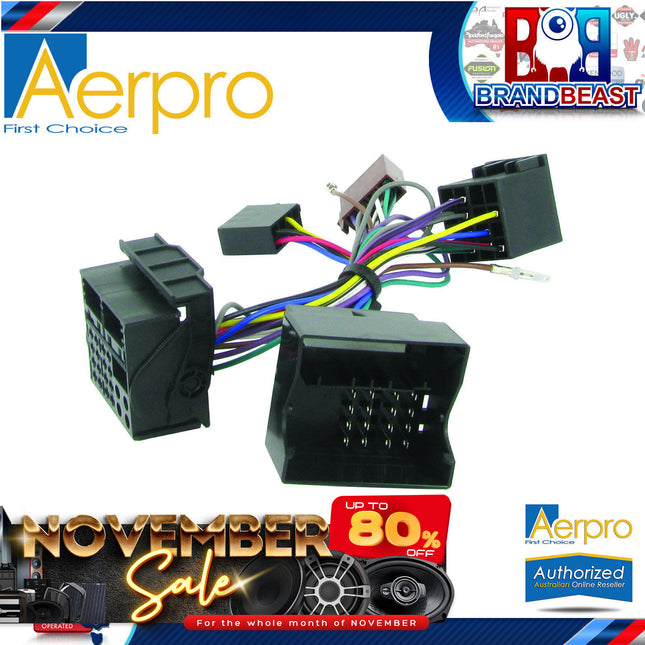 Aerpro CT10CT01 T-Harness to Suit Citroen