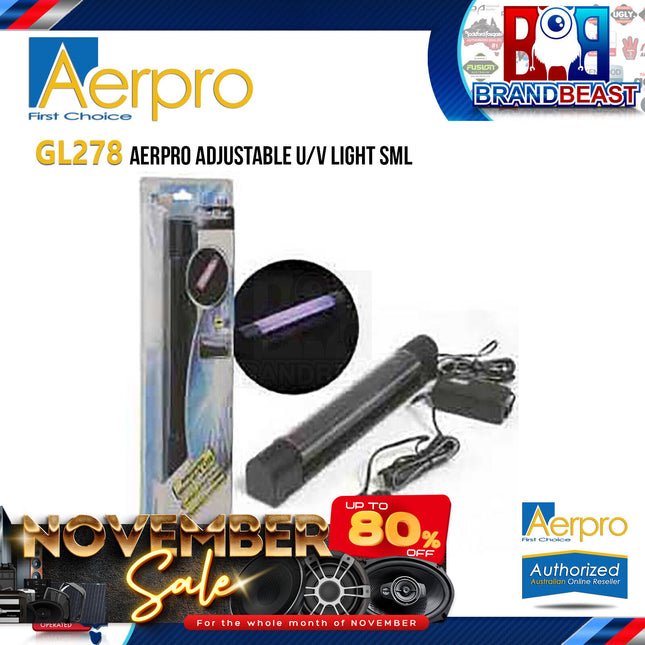Aerpro GL278 Adjustable U/V Light SML