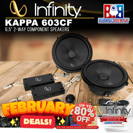 Infinity KAPPA 603CF 6.5&quot; 2-Way Component Speakers