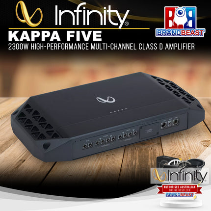 Infinity KAPPAFIVE 2300W High-Performance Multi-Channel Class D Amplifier